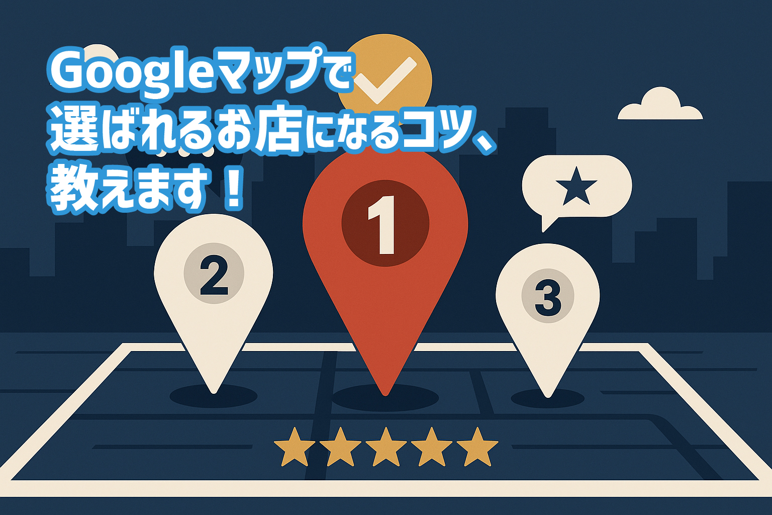 Googleマップで上位表示される方法とは？今すぐできるMEO対策の基本