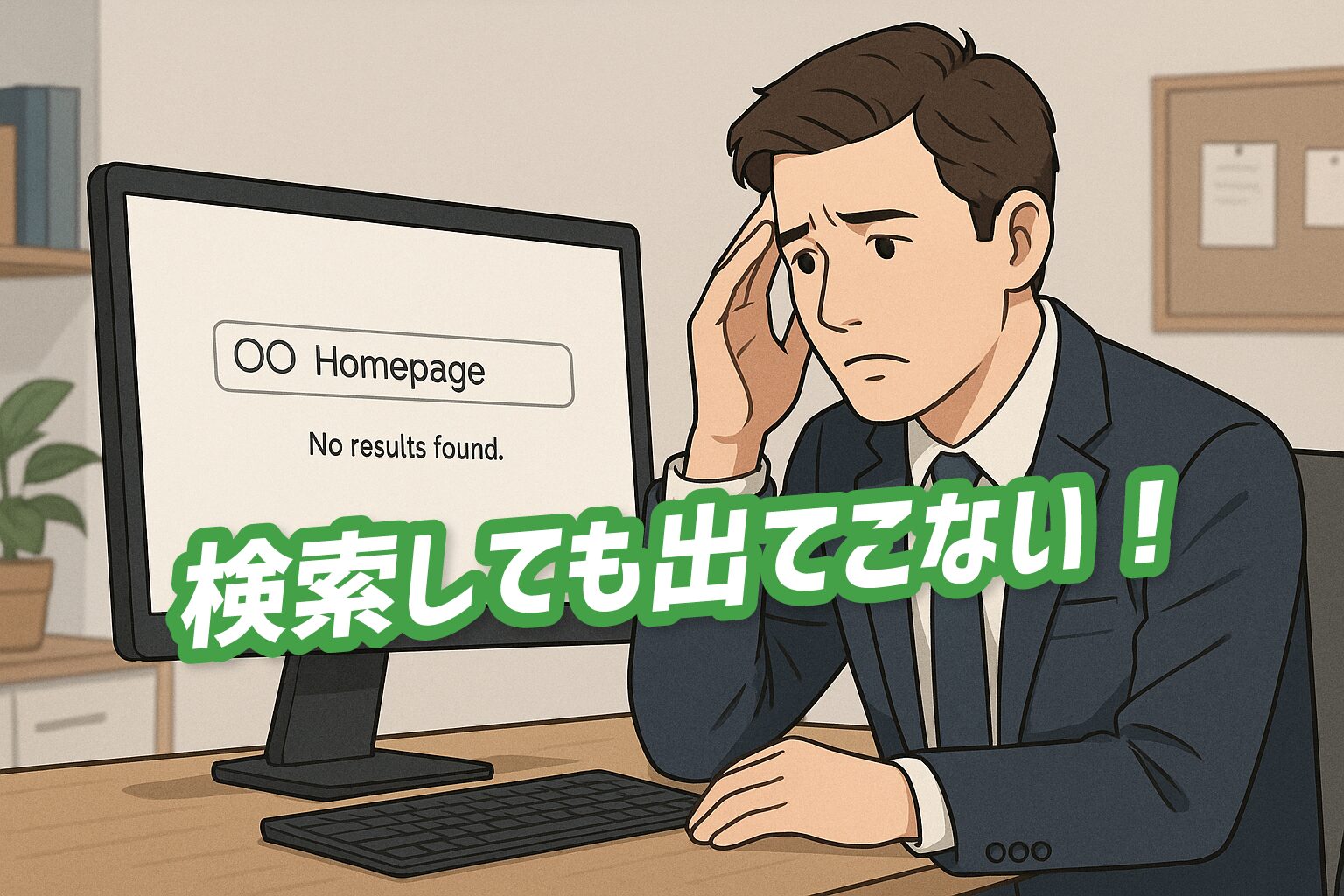 ホームページが検索で出てこない理由とSEOでの解決法