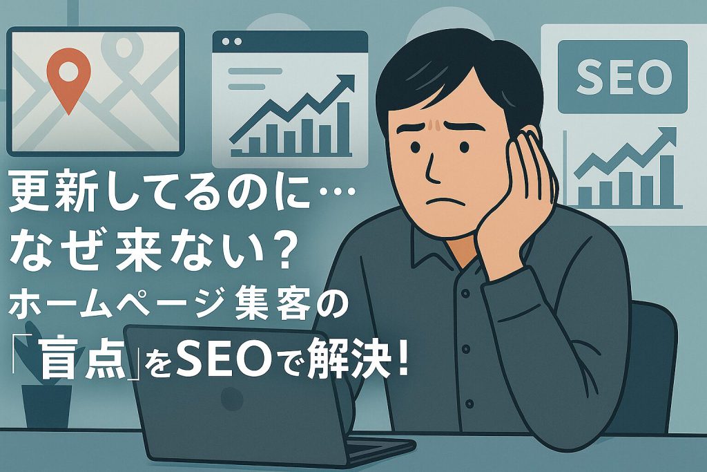 なぜ、ホームページを更新しても集客できないのか？