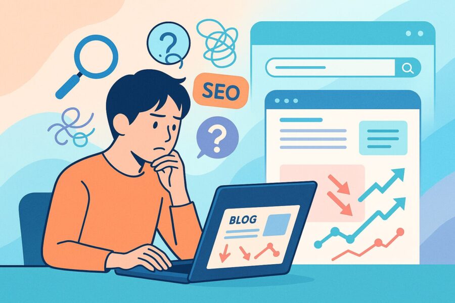 ブログが伸びない原因は？SEOで意図ズレ直す手順