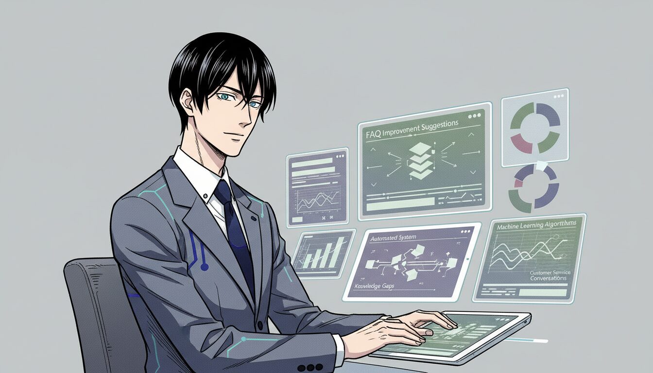 AIエージェントが「FAQ」を自ら育てる：チャットの履歴から不足している回答をAIが提案