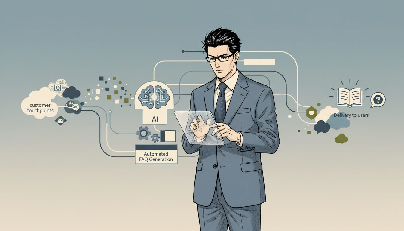 AIエージェントが「FAQ」を自ら育てる：チャットの履歴から不足している回答をAIが提案