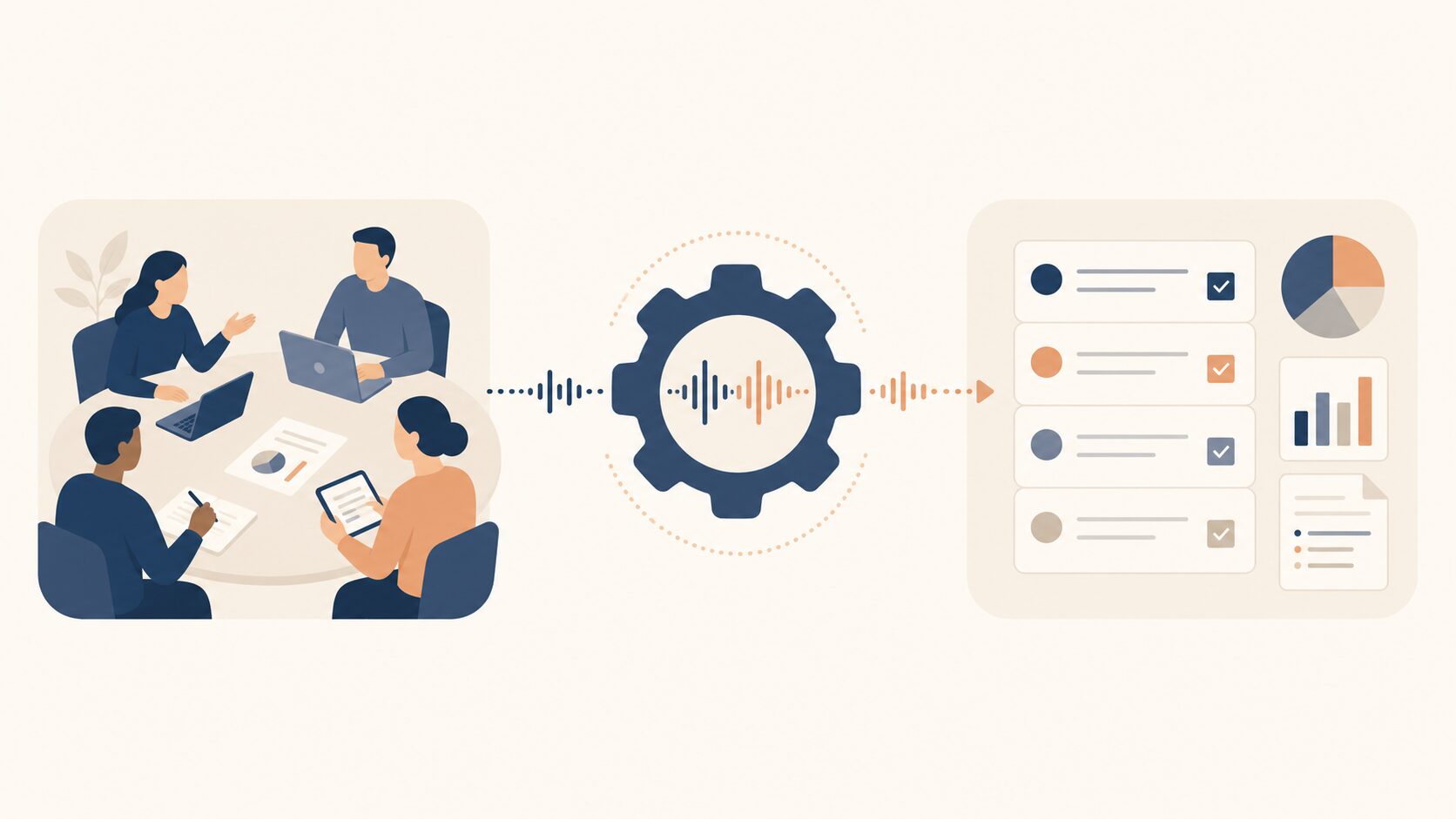 AIで会議を効率化|Zoom・Meetからタスクを自動抽出する手順