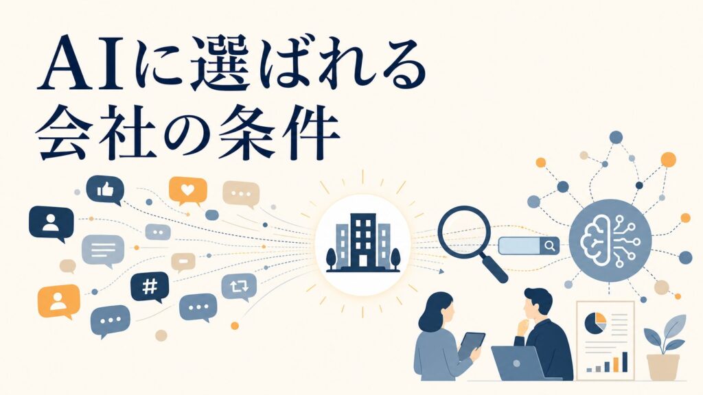 AI検索時代に「指名検索」を増やす方法。SNSでの言及がAIの評価を左右する理由と具体策