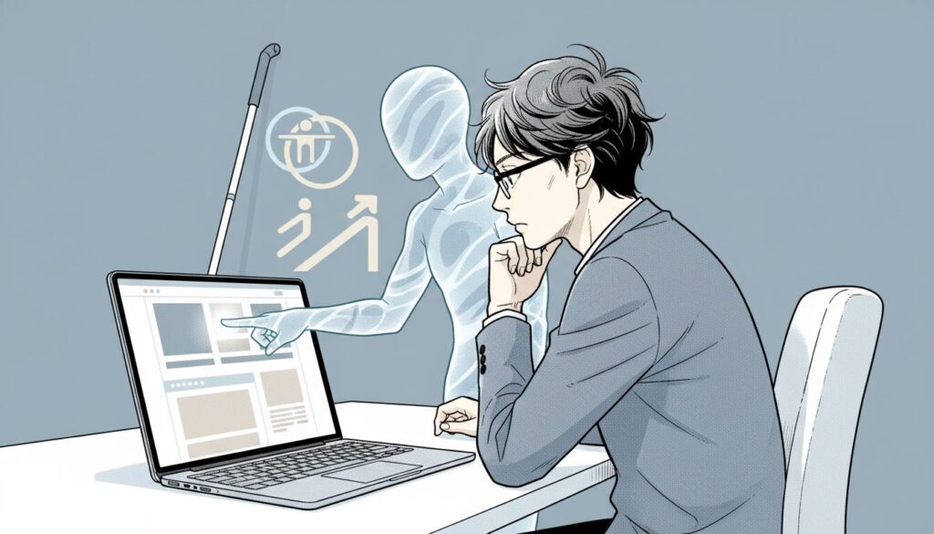Cursorで「アクセシビリティ」を自動補正。視覚障害のある人にも届くサイトへAIでコードを直す手順