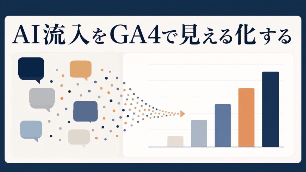 GA4でChatGPT流入を可視化する設定手順｜カスタムチャネル編