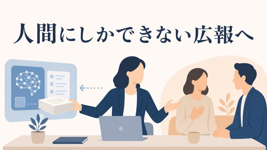 AIシステム化で「人間にしかできない広報」へ。2026年、私たちが本当に注力すべき仕事とは