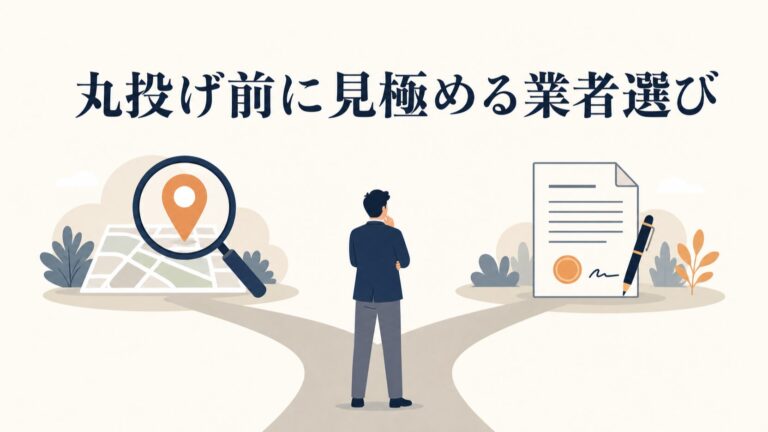 MEO業者への丸投げで失敗しない見極め方と契約前の判断基準