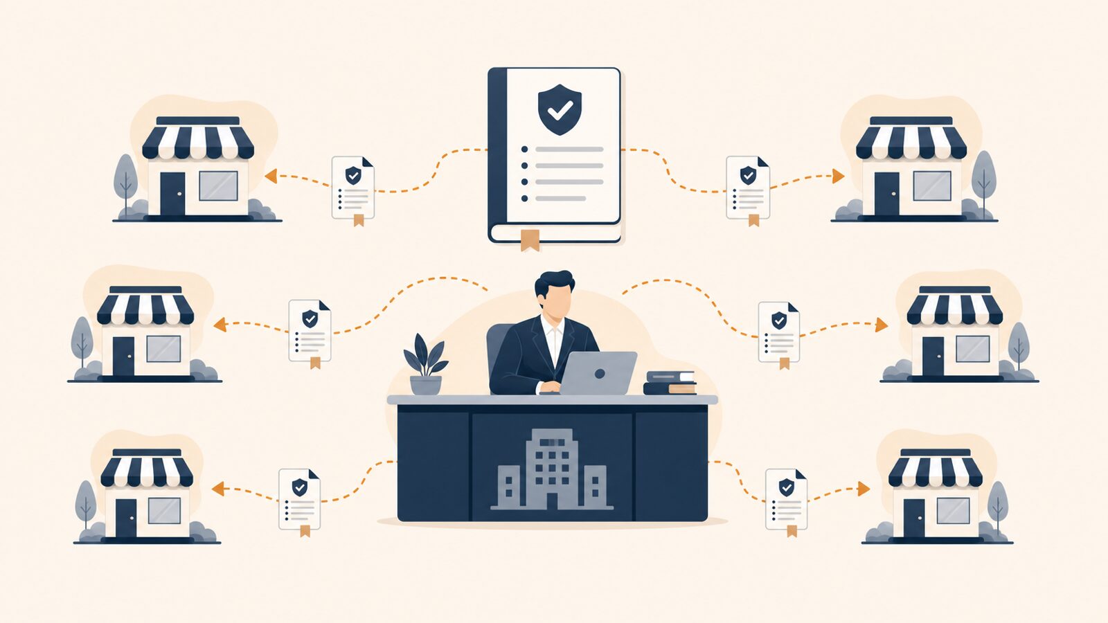 多拠点のネット情報を統制する管理術|本部主導の運用設計