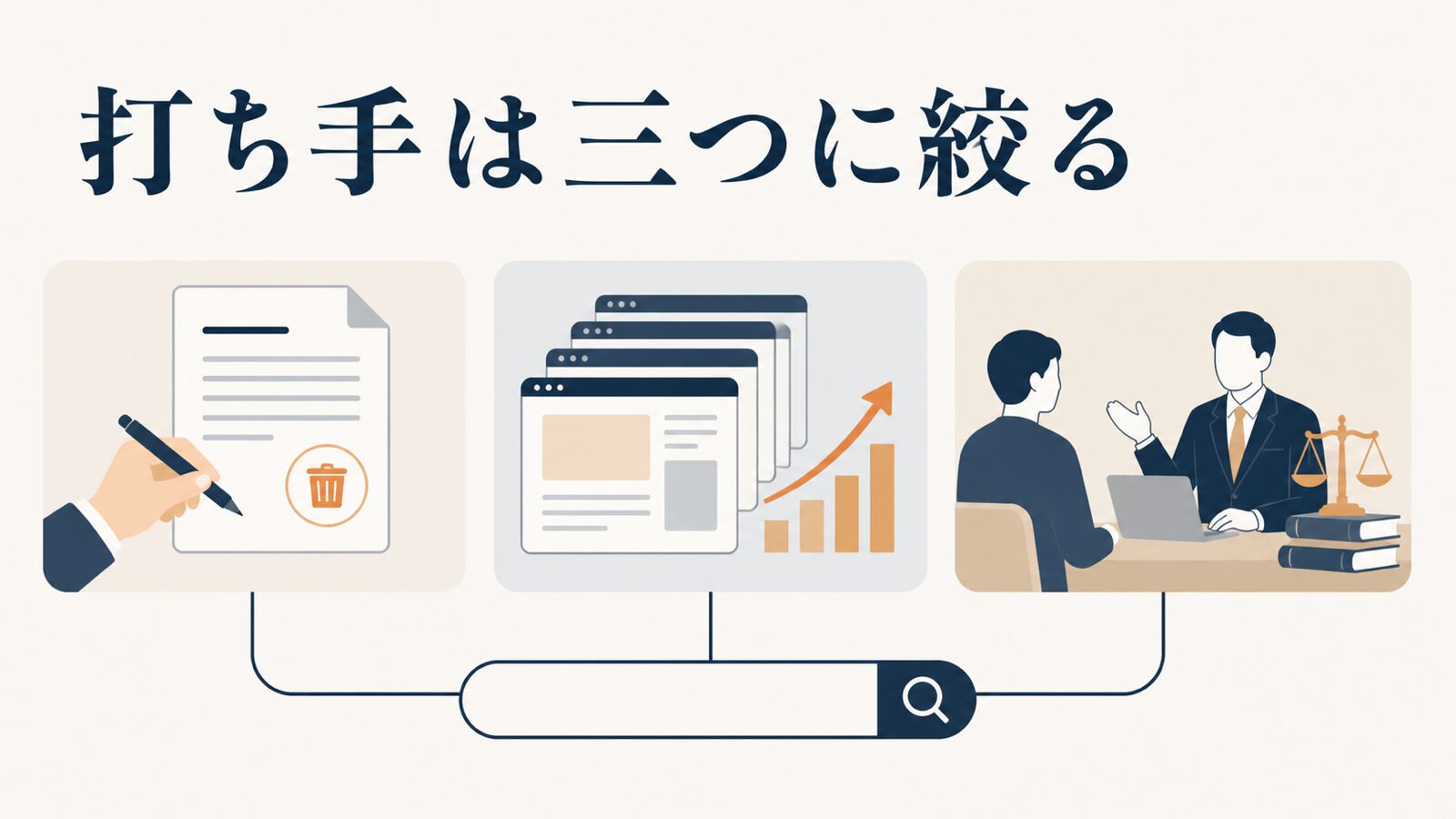 逆SEO対策を自分でやる手順|悪評への正攻法とNG例